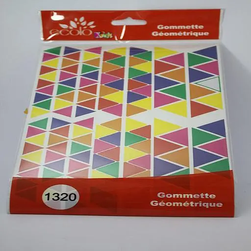 Pochette de 12 Planche de Gommettes