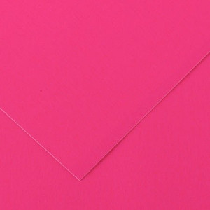Feuille de dessin rose fluo 50*65cm