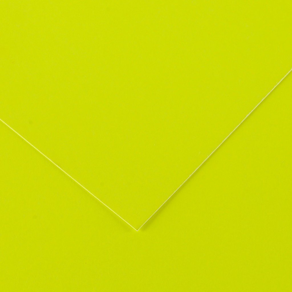 Feuille de dessin jaune fluo 50*65 cm