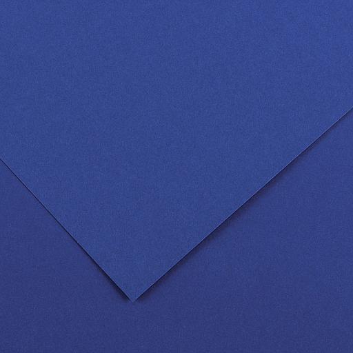 Feuille de dessin 50x65 cm bleu roi 150g