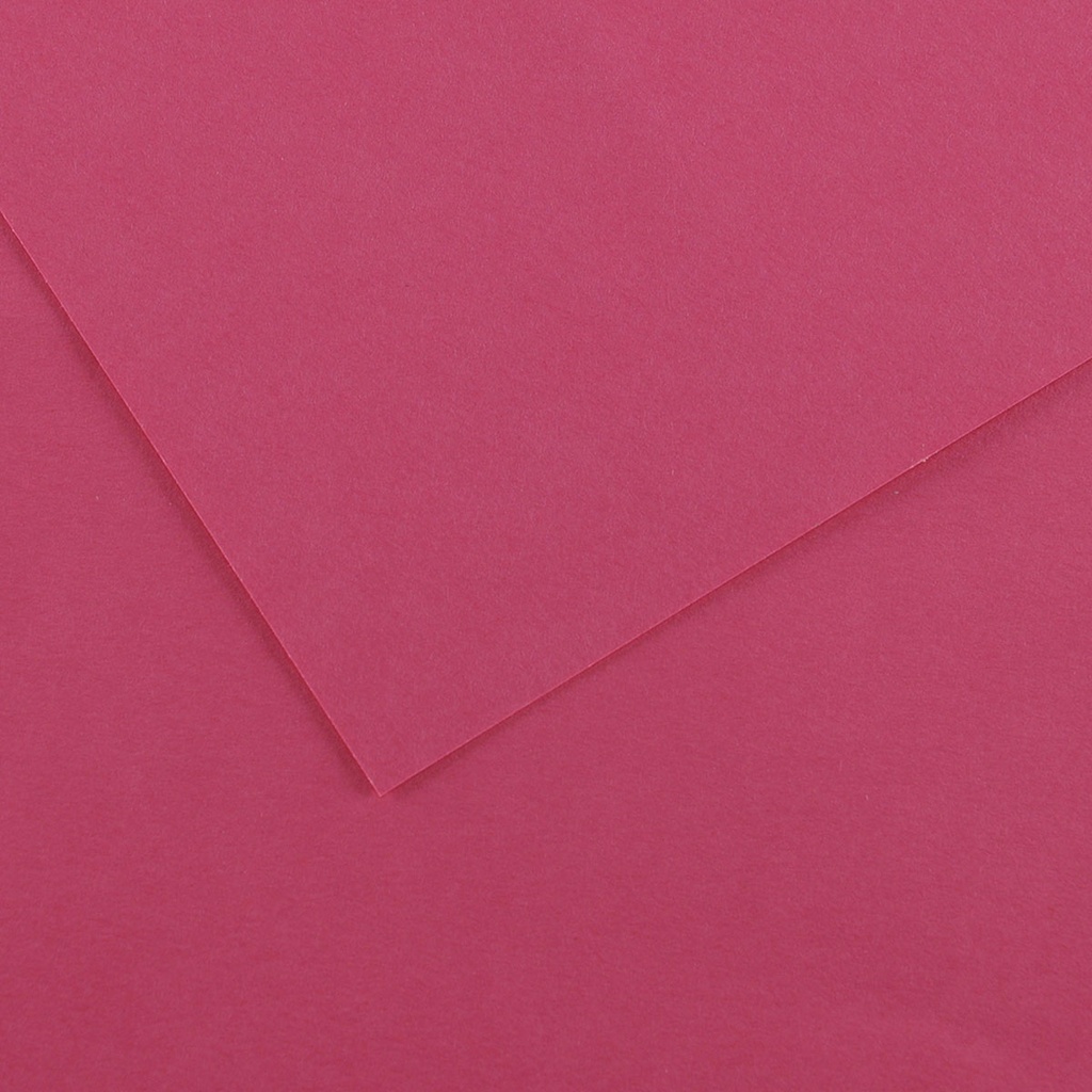 Feuille de dessin 50x65 cm fuchsia 150g(n°11)