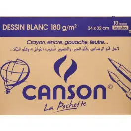 Canson  Blanc 24x32 180GRS ORIGINE