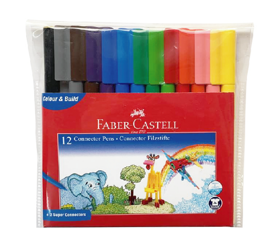 12 Feutres Connectors - Faber Castell