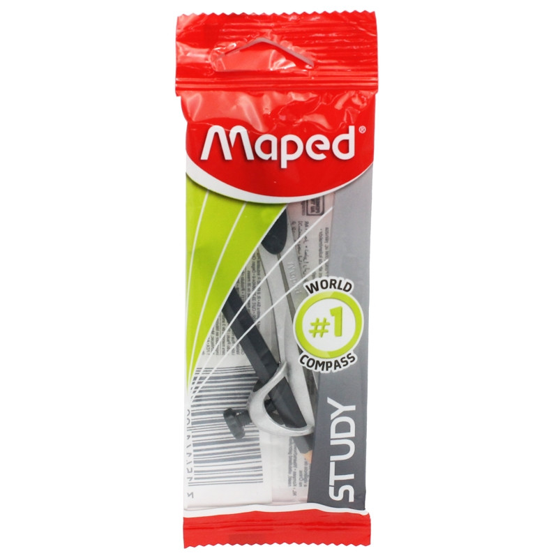 Compas Study avec bague Maped