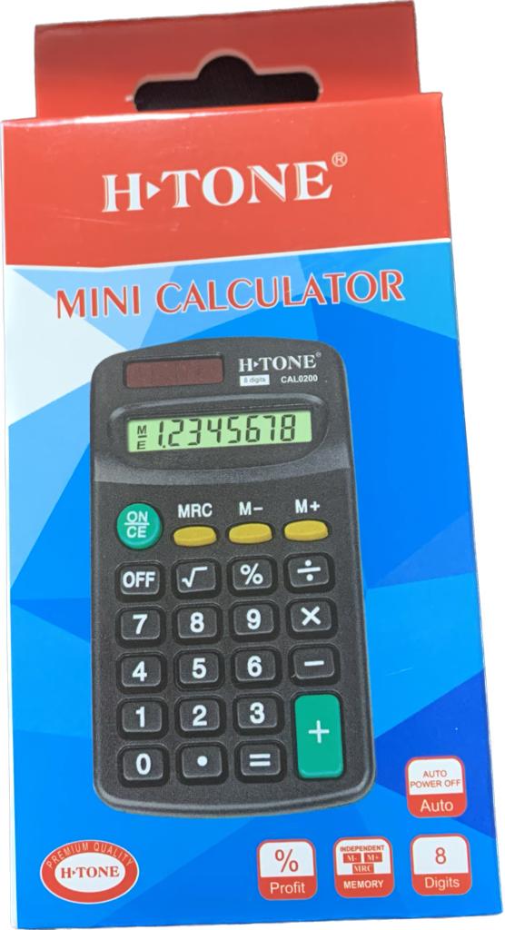Calculatrice PM 8 chiffres Noir Ecolo Smart
