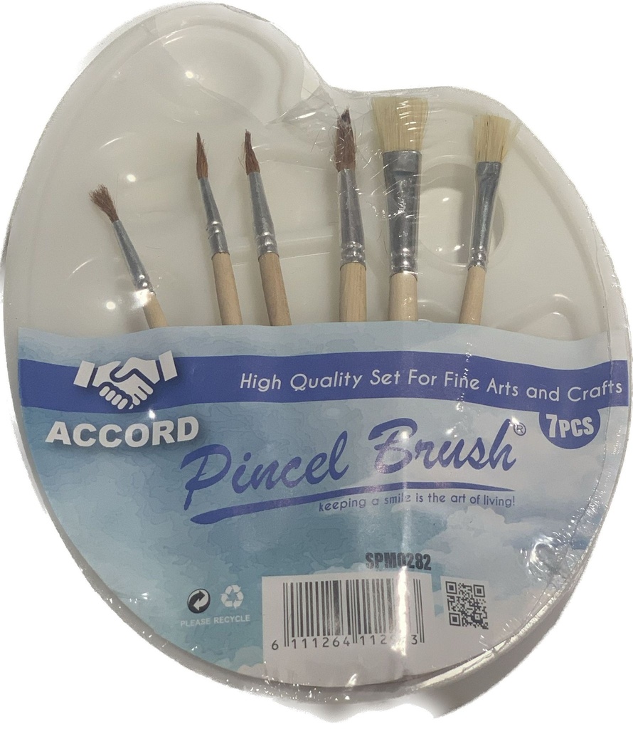 Set Palette avec pinceaux (7pcs) Accord