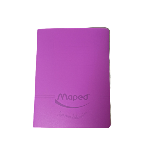 Cahier Pique 17*22 maped couverture Polypro