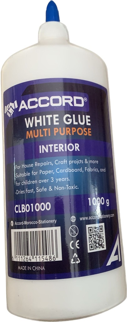 Colle blanche 1000ml -Accord