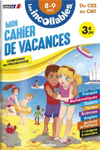 Mon cahier de vacances du CE2 au CM1 - 8-9 ans