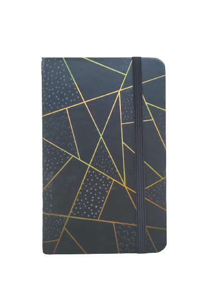 Bloc note A5 doré multiforme