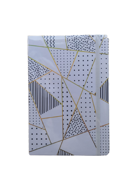 Bloc note A6 Tendance doré multiforme