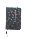 Bloc note A7 tendance doré multicolore