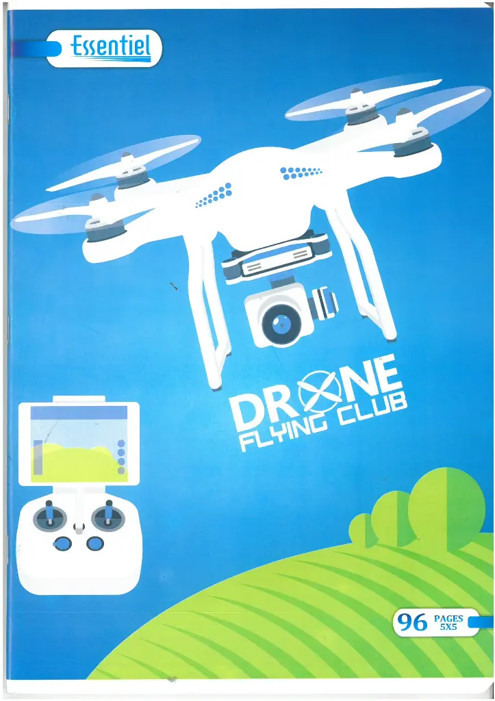 Cahier Piqué 96P 5x5 21x29.7 - Essentiel