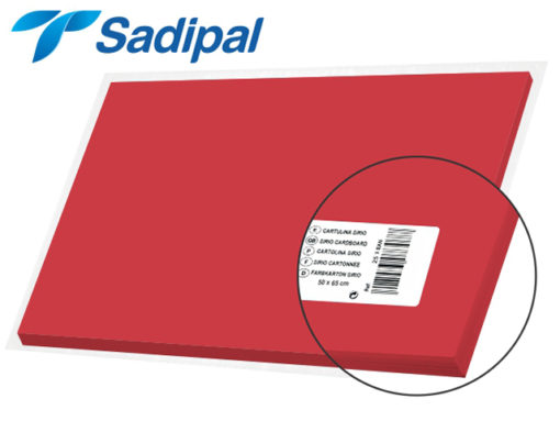 Papier Sadipal 50*65 ROUGE -sadipal