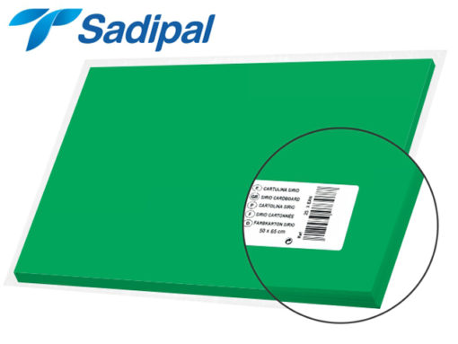 Papier Bristol 50*65  VERT - Sadipal