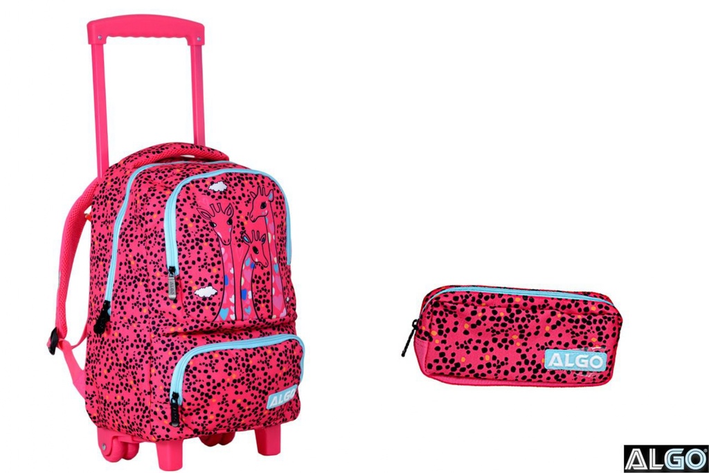 Cartable trolley 2 pièces 16" Princess - ALGO