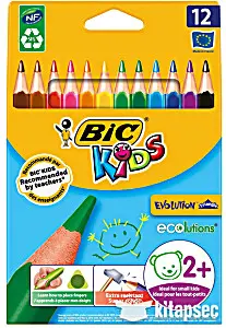 Crayons de couleurs evolution BIC