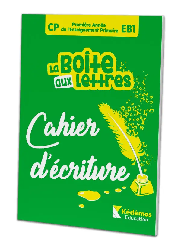La boite aux lettres CP cahier d'écriture
