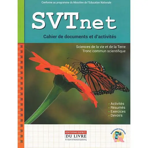 SVT Net cahier de documents et d'activités - TC 