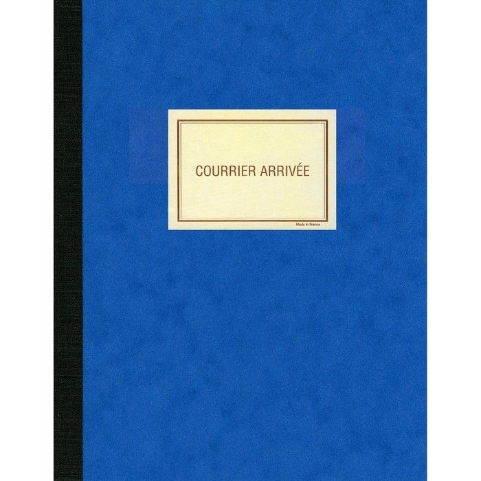 Registre d'arrivé A4