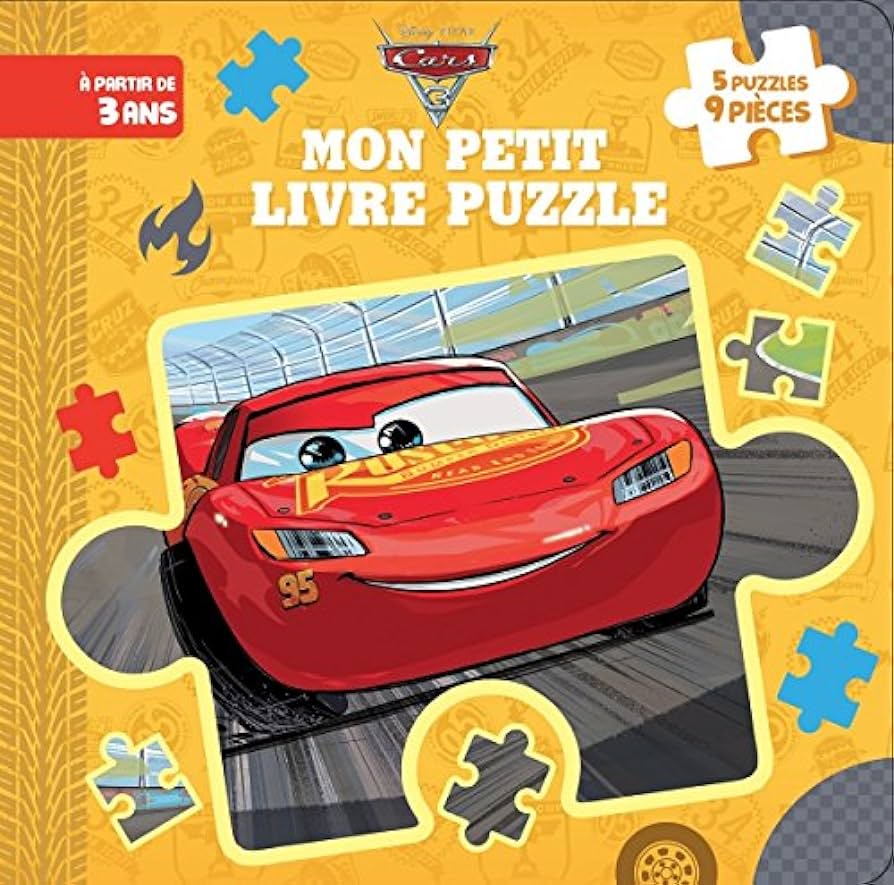 CARS 3 - Mon Petit Livre Puzzle