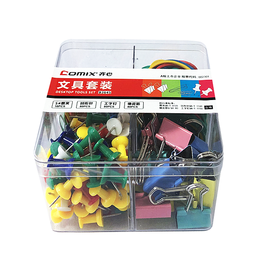 Ensemble pince a clips comix