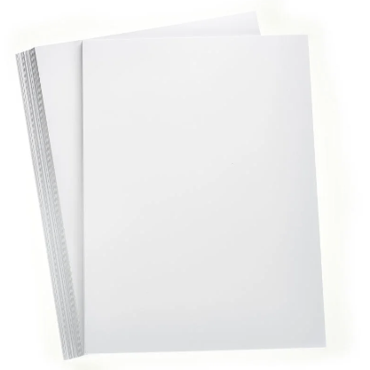 COUVERTURES EUROCHROME BLANC A4 (100 pièces)