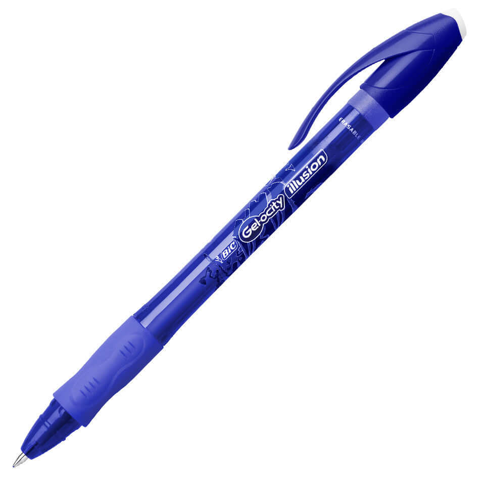 Stylo Gelocity illusion bleu bic