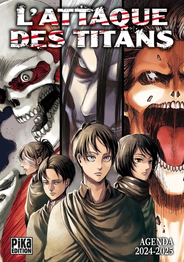 Agenda scolaire - L'attaque des titans -2024/2025