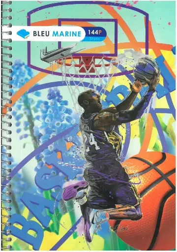 Cahier spiral 144p 17*22