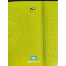 Cahier piqué séyès 192p 17x22 - PEGASUS