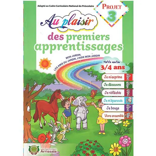 Au Plaisir des premiers apprentissages 3/4 projet 3