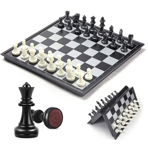 Jeu d'échecs portable pour voyage, camping, club