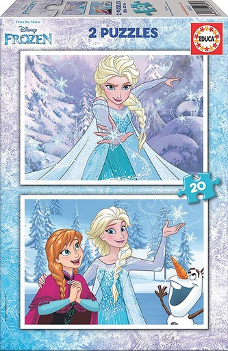 Puzzle Frozen 2x20 pieces