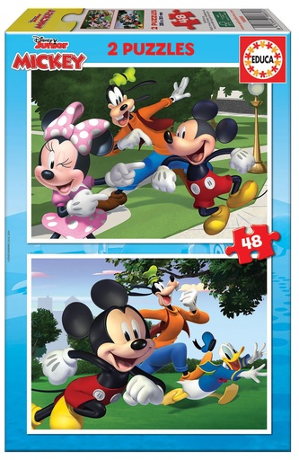 Puzzle 2×48 Mickey & Friends