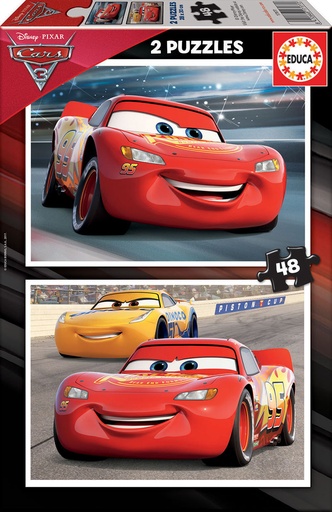 EDUCA Puzzle 2x48 Cars 3