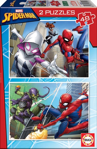 Puzzle Spider-Man - EDUCA - 2x48 pièces