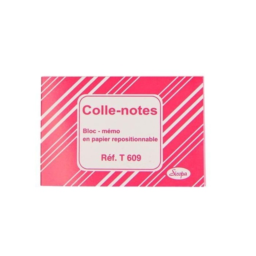Notes repositionnables SICOPA