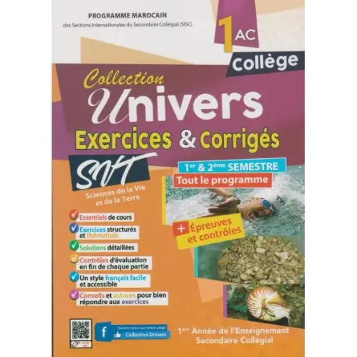 UNIVERS SVT Exrcice et Corriges 1AC