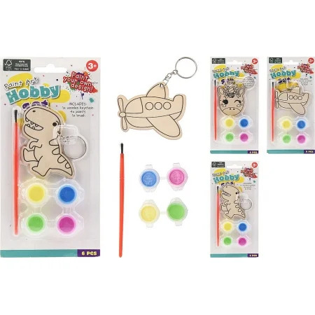Set porte clé a peindre