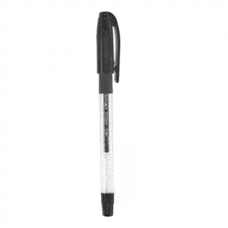 Stylo Gel Glitter noir - 1 mm Pensan 