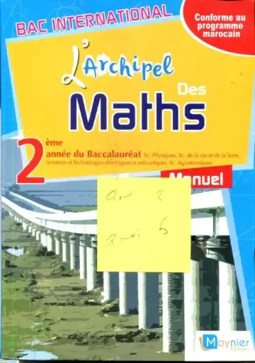 L'archipel des Maths 2ème Bac 