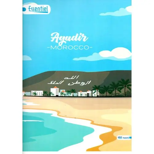 Cahier piqué 192p 24x32 - Essentiel 