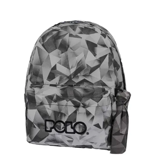 Sac a dos POLO Backpack + scarf shapes noir 