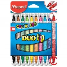 Feutres 2 Pointes Color'Peps Duo tip 10pcs - Maped 