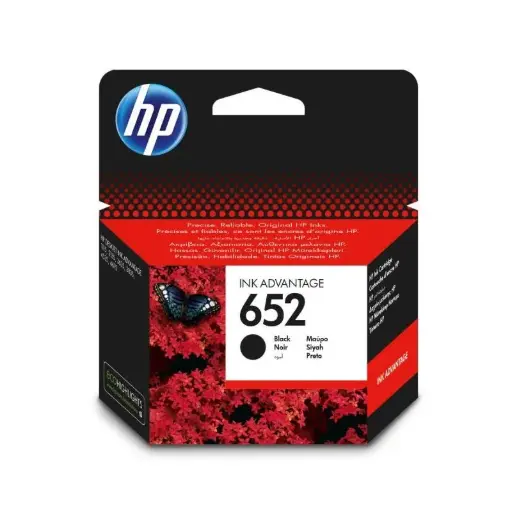 Cartouche d'encre HP 652 Noir 