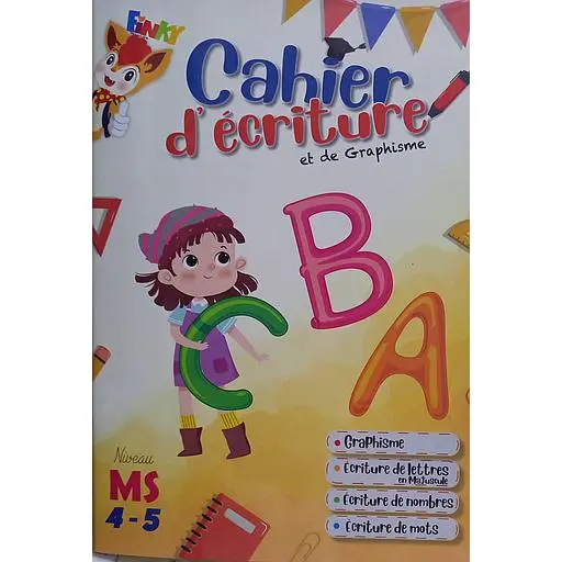 FINKY 4/5 CAHIER D'ECRITURE