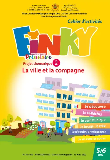 Finky deuxième année préscolaire projet thématique 2 la ville et la compagne 5/6 