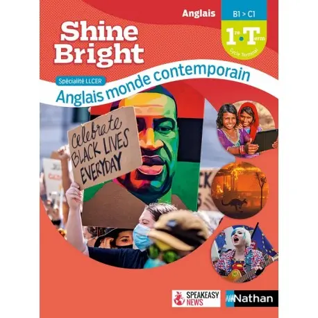 Shine Bright 1re / Term Spécialité LLCER – Monde contemporain – 2021 – Nathan