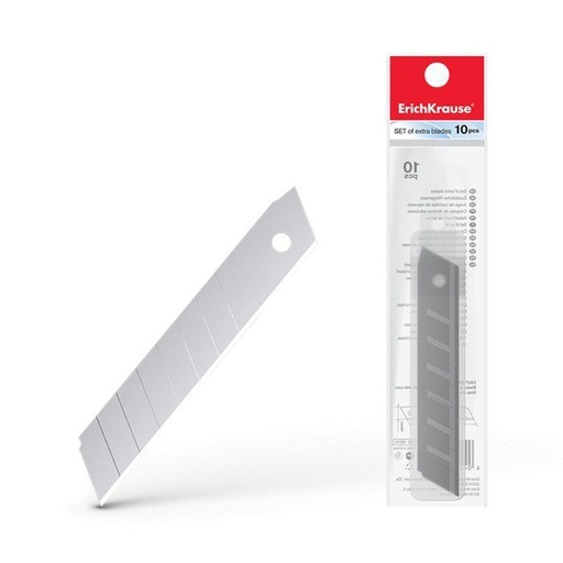  Recharge cutter18 Mm, 10 lames - Erich Krause